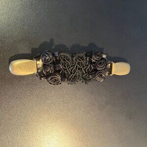 Vintage Cinch Clip for Garment Back or Cardigan Clamp